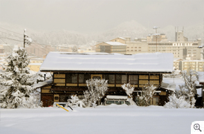 image:Around Sakura guest house in winter.