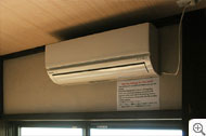 image:All the rooms include dormitories are equipped with air conditioning.